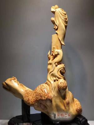 崖柏精雕齊天大圣 大鬧東海得金箍棒的藝術(shù)鑒賞